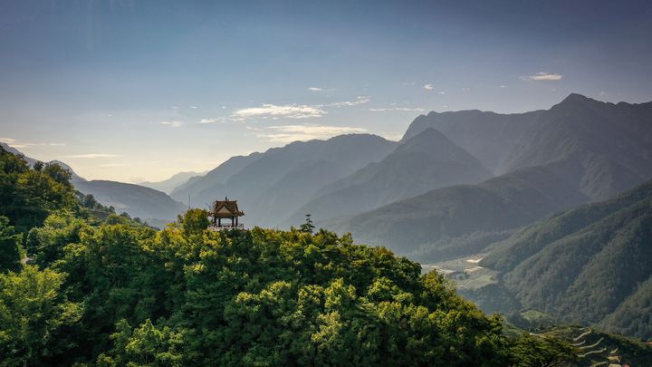▲梨山地區－攬勝樓。　圖：參山國家風景區管理處／提供