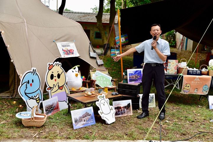 ▲「中台灣露營潮」記者會中，新竹以「新竹好休閒」主題參展。　圖：新竹市政府城市行銷處／提供