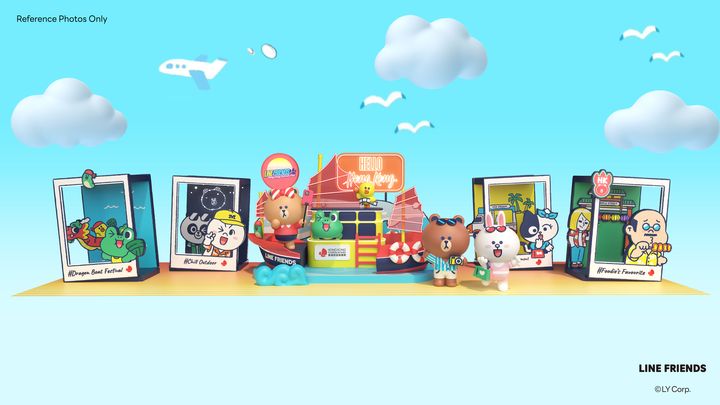▲「LINE FRIENDS Hong Kong Summer Chill」為粉絲帶來驚喜。　圖：香港旅遊發展局／提供