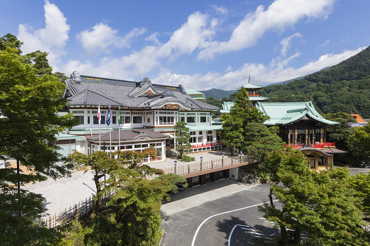 位於箱根的富士屋飯店有140餘年歷史，為日本的登録有形文化財之一。　圖：向日遊顧問有限公司／提供