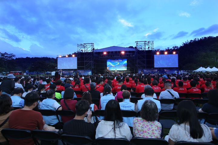 ▲1萬1千餘遊客餐與「2024玉山星空音樂會－日月潭樂章篇」。　圖：日月潭國家風景區管理處／提供