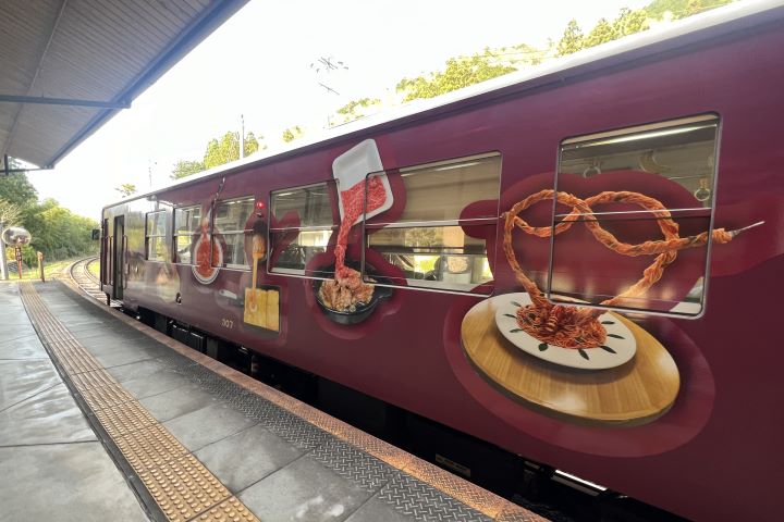 食品模型列車。　圖：向日遊顧問有限公司／提供