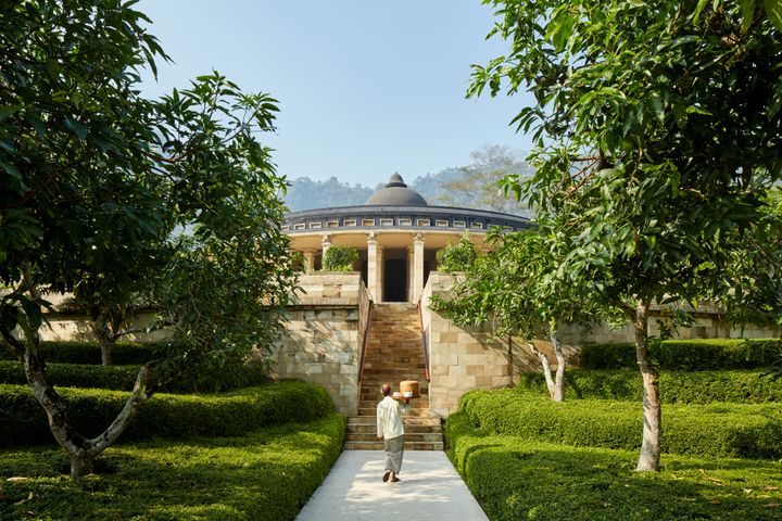 ▲安縵齊和坐擁婆羅浮屠 (Borobudur) 的壯麗景色。　圖：© Amanresorts Limited／提供