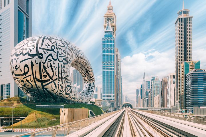 ▲杜拜「未來博物館」外觀。　圖：shutterstock／來源