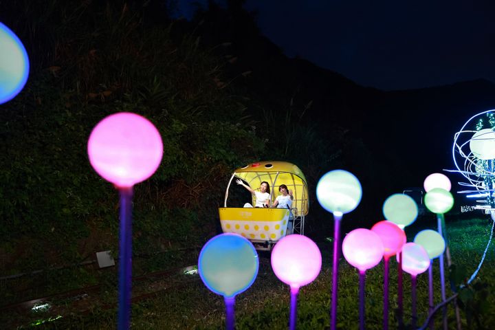 ▲深澳鐵道自行車今年主題為「夏夜星海」，趕快上網預約，來趟星空奇幻之旅。　圖：新北市政府觀光旅遊局／提供