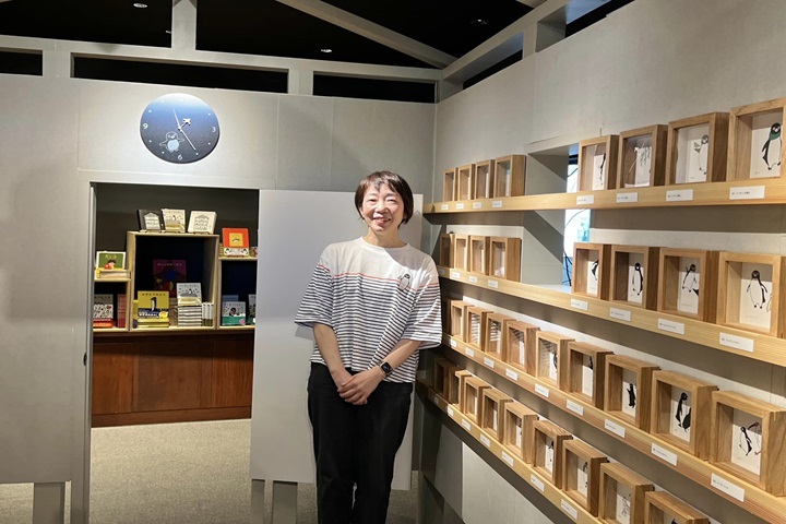 Suica 西瓜卡企鵝作者坂崎千春專屬美術館設在嬉野溫泉鄉的飯店「和多屋別莊」內。　圖：うれしの元気通信粉絲團／提供