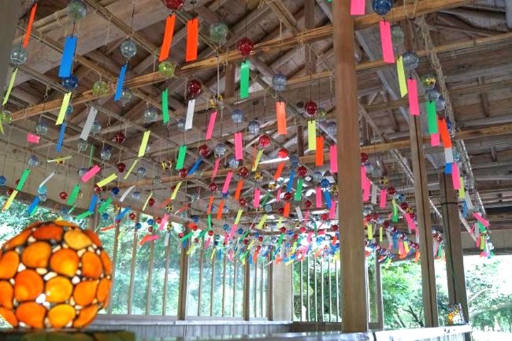 愛媛縣南樂園風鈴祭即日起〜8/25舉辦，展出3千風鈴。　圖：愛媛縣／提供