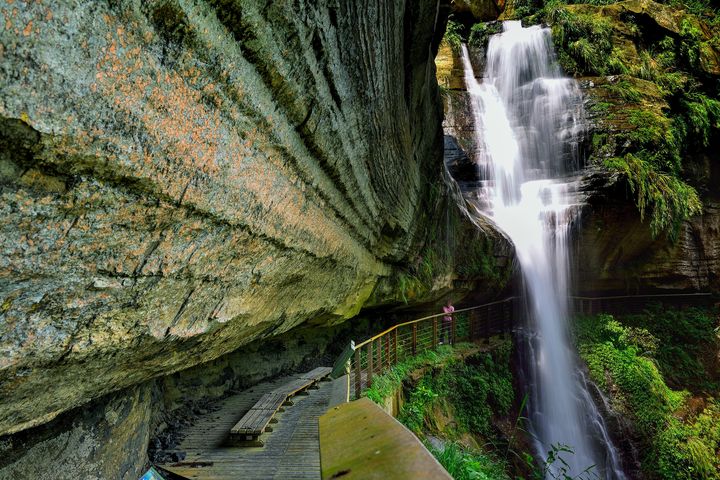 沁涼的竹坑溪步道。　圖：嘉義縣文化觀光局／來源