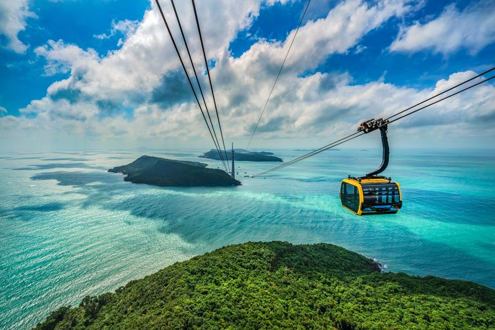 越南富國島擁有全球最長的跨海纜車。　圖：Shutterstock／來源