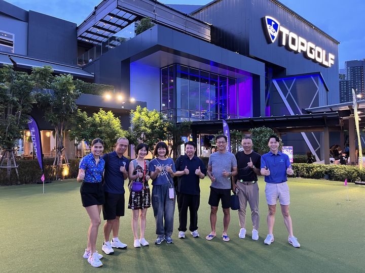 ▲引進複合式建築設計，感受不同的高爾夫球娛樂體驗。　記者-王政介／攝