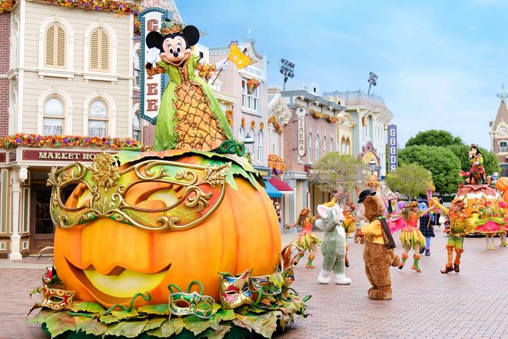 香港迪士尼樂園米奇 Halloween 玩轉大街派對。　圖：香港旅遊發展局／提供