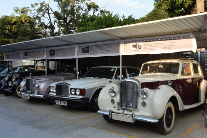 ▲旅客可以乘坐經典勞斯萊斯從錦上路西鐵站出發,親自體驗古董勞斯萊斯的古典優雅及迷人引擎聲。 圖:香港旅遊發展局/提供
