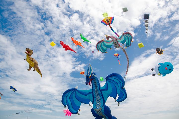 今年風箏節呼應龍年以「Dragon Day」為主題，將帶來壯觀的龍風箏展演。　圖：新竹市政府產業發展處／提供 