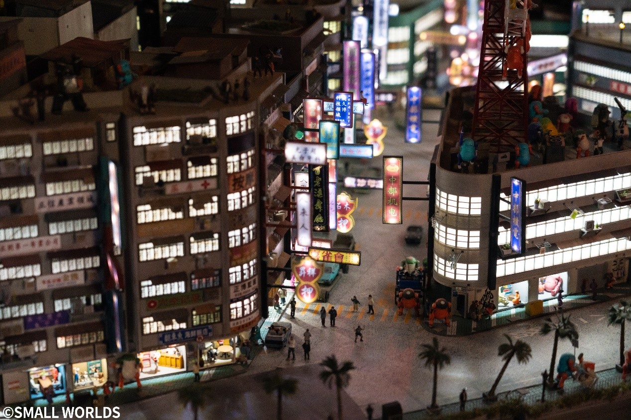 ▲在SMALL WORLDS看見微型的世界街景。　圖：©SMALL WORLDS／提供