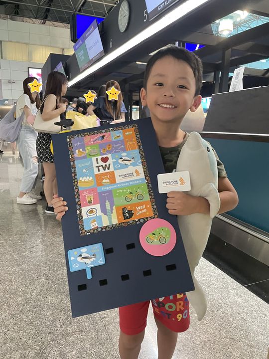 ▲新航小小旅客互動遊戲，提升旅行體驗。　圖：新加坡航空／提供