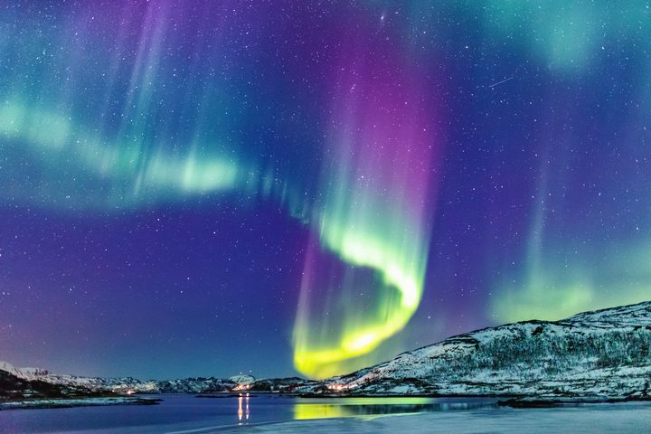 北歐夢幻極光，見證幸福傳說。　圖：shutterstock／來源 