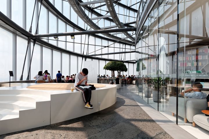 ▲全大陸地區最高的書店：朵雲書院。　圖：shutterstock／來源
