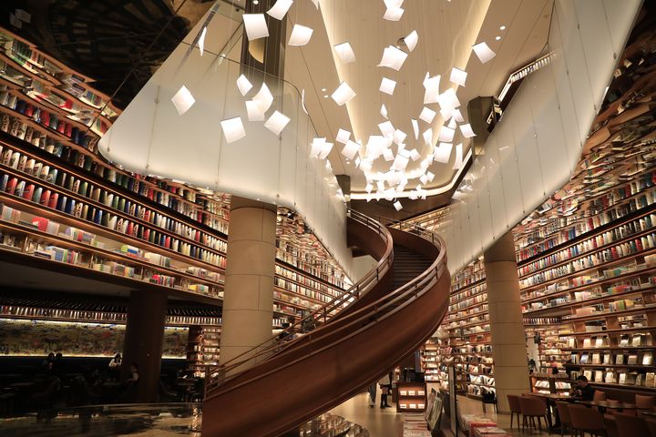 ▲西安高新區的言几又書店，有全球最美書店殊榮。　圖：shutterstock／來源