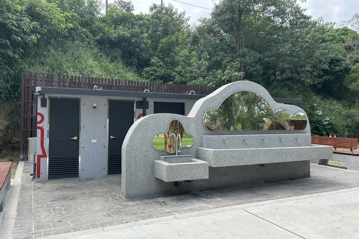 ▲公園公廁也經過美化，整體提昇遊憩環境品質。　圖：參山國家風景區管理處／提供