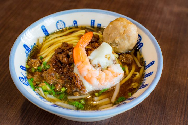 台南的傳統美食擔仔麵。　圖：Agoda／提供