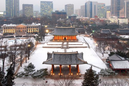 ▲韓國首爾德壽宮冬景。　圖：Shutterstock／來源