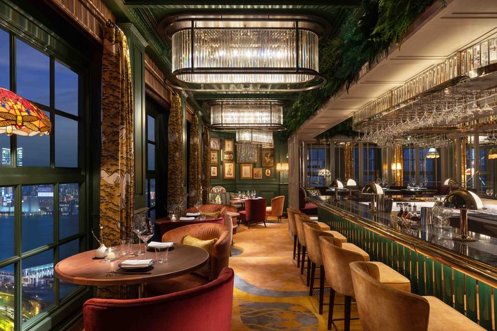 ▲香港文華東方酒店25樓，The Aubrey 躋身2024年「亞洲50最佳酒吧」。　圖：香港旅遊發展局／提供
