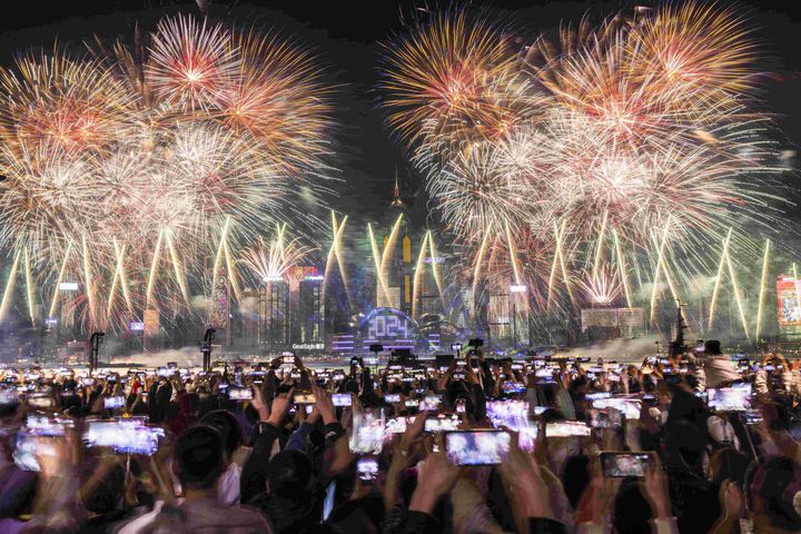 ▲香港跨年煙花音樂匯演。　圖：香港旅遊發展局／提供