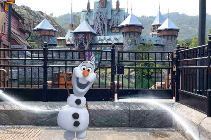 ▲香港迪士尼樂園首次於旅展打造雪寶 AR 體驗。　圖：香港迪士尼樂園／提供
