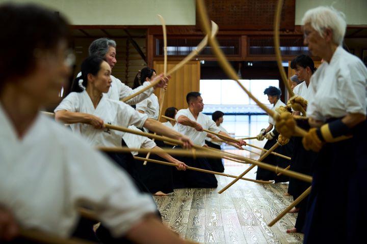 ▲薙刀練習。　圖：兵庫縣／提供