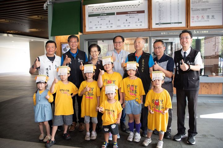 「檜來嘉驛－心香百里特檜車」日前舉行啟航儀式。　圖：嘉義市政府民政處暨觀光新聞處／提供 