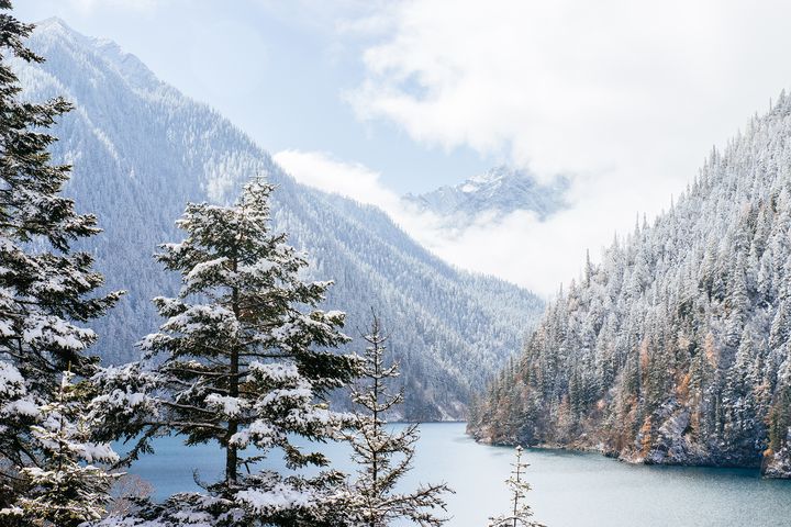 ▲冬遊九寨溝，感受冬雪奇境魅力。　圖：shutterstock／提供