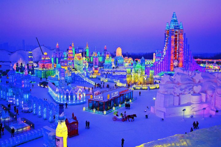 ▲黑龍江哈爾濱冰雪大世界美景。　圖：海峽兩岸旅遊交流協會／來源