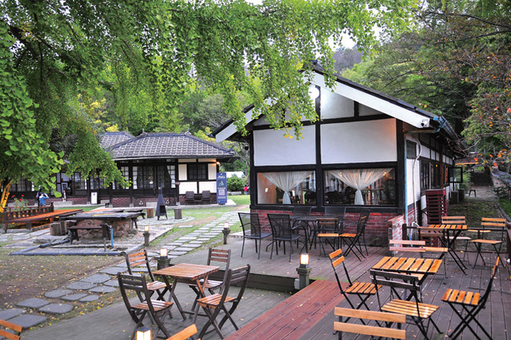 ▲「3917迎賓」是近代韓屋和日式建築融合的複合庭園。　記者-張偉浩／攝