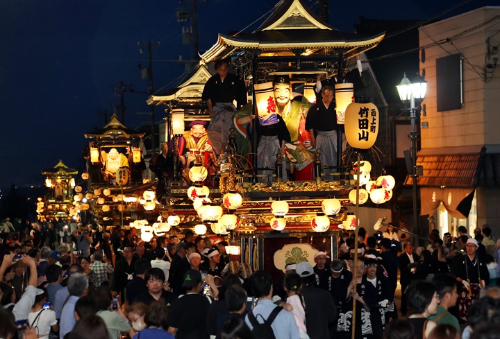 ▲登錄聯合國無形文化遺產的城端曳山祭。　圖：南礪市／提供