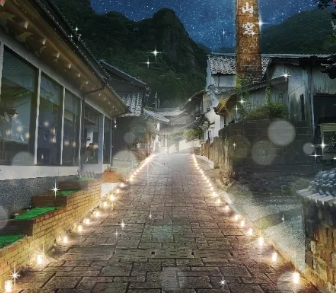 ▲12/21-22晚上有約3,000個小蠟燭構建出夢幻般的「燭光街道」 。　圖：Afro&Co.／提供