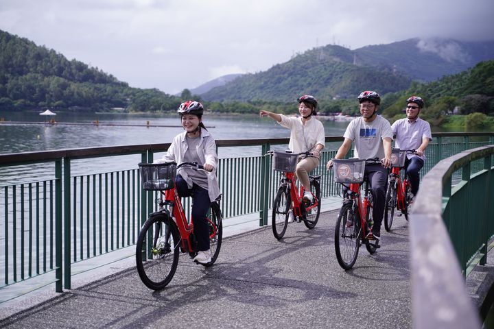 洄瀾漫波線，推薦騎乘景點鯉魚潭。　圖：花東縱谷國家風景區管理處／提供