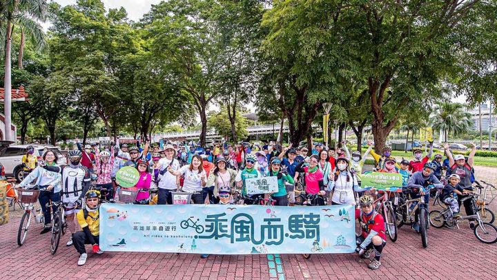 ▲高雄乘風而騎的最終場於12/15在左營登場。　圖：高雄市政府觀光局／提供
