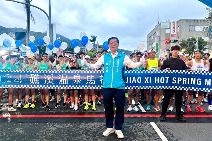 ▲礁溪溫泉馬拉松素有「獎項最豐富的溫暖賽事」美名，礁溪鄉長張永德廣邀熱愛運動跑者體驗礁溪之美。　圖：礁溪鄉公所／提供