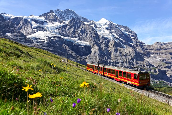 ▲瑞士體驗搭乘冰河列車。　圖：Shutterstock／來源
