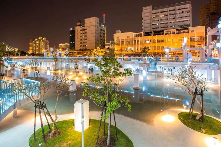 ▲沿線景點「河樂廣場」。 圖:台南市政府觀光旅遊局/提供