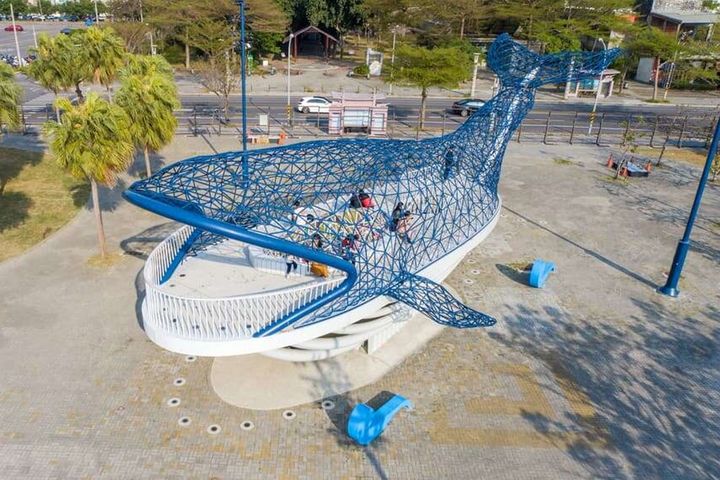 沿線景點「大魚的祝福」。 圖:台南市政府觀光旅遊局/提供