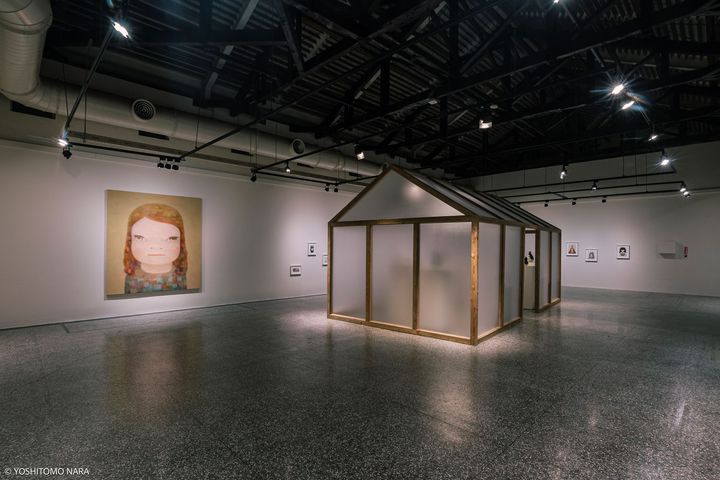 日本當代藝術家奈良美智「跟著朦朧潮濕的一天去屏東」，屏東美術館登場。　圖：屏東縣政府文化處／提供