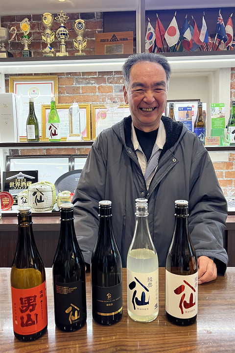 ▲八戶酒造自豪的銘酒。【※ 禁止酒駕；未滿十八歲禁止飲酒】。　圖：向日遊顧問有限公司／提供