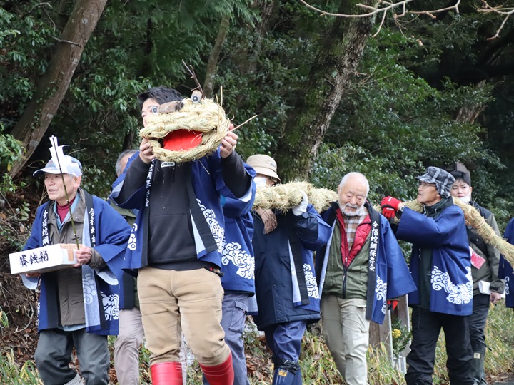 ▲宮津奇祭蛇綱。　圖：京都府觀光連盟／提供
