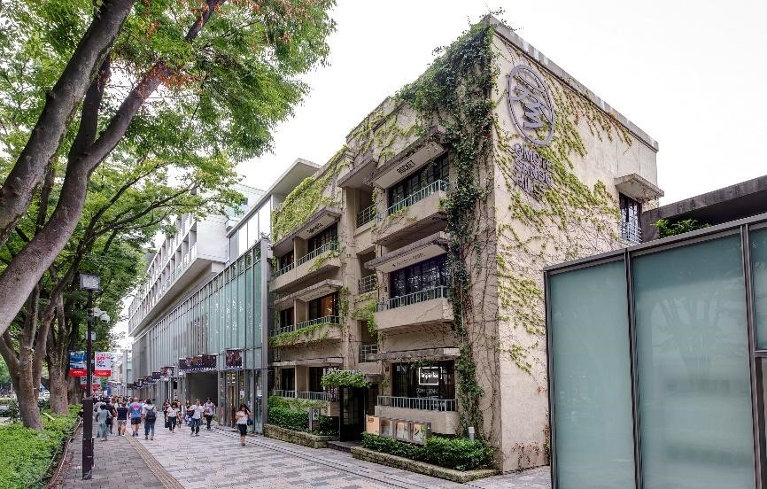 ▲「同潤館」作為再生項目，原同潤會青山公寓的舊建築。　圖：©OMOTESANDO HILLS／提供