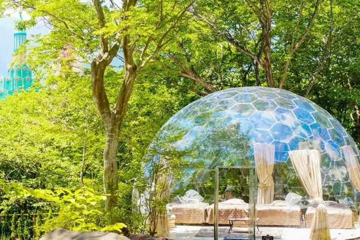 位於那須高原公園內的 TOWA Pure Cottage，榮獲2024樂天旅遊l「日本人氣豪華露營設施排名」第一名。　圖：TOWA Pure Cottage官方網站／來源