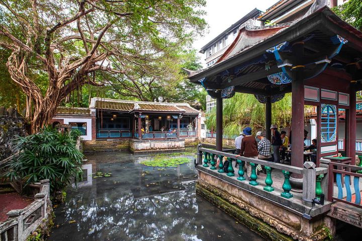 ▲林家花園已登錄為宅第類國定古蹟，江南庭園的風格是台灣古式庭園的代表。　圖：新北市政府／提供