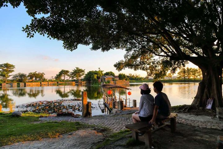 ▲老塘湖藝術村。　圖：台南市政府觀光旅遊局／提供
