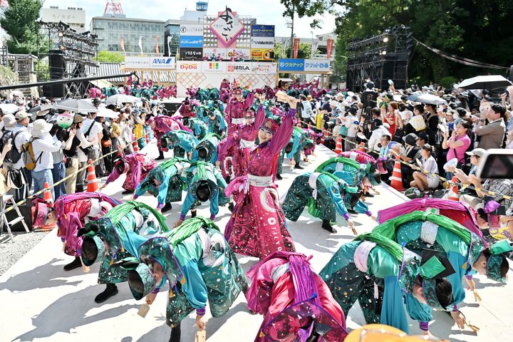 高知縣夜來祭舞團 TACYON 首登台灣燈會舞台。　圖：高知縣國際觀光課／來源 