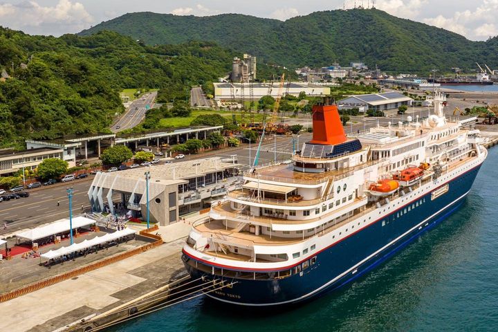 ▲蘇澳港旅客中心落成啟用，迎來國際郵輪旅客。　圖：臺灣港務股份有限公司／提供